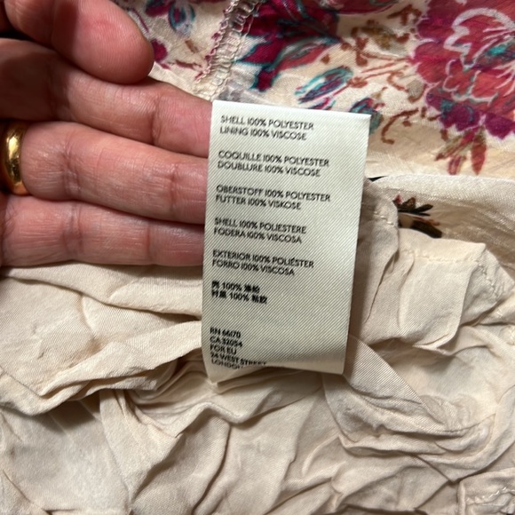 Free People Closer To The Heart Tiered Floral Dress Size XS - Picture 15 of 16